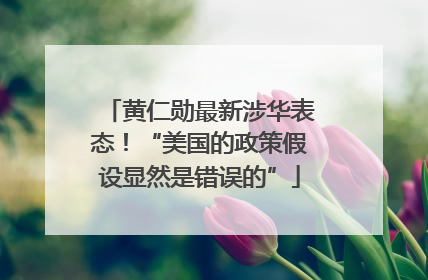 黄仁勋最新涉华表态！“美国的政策假设显然是错误的”