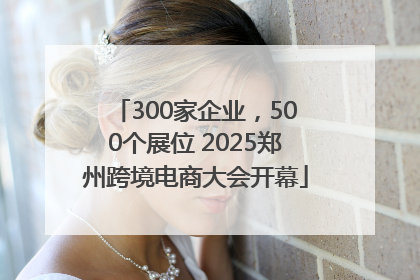 300家企业，500个展位 2025郑州跨境电商大会开幕