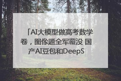 AI大模型做高考数学卷，图像题全军覆没 国产AI豆包和DeepSeek均得分144